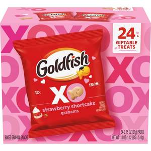 lot 13990 image: Goldfish Valentines Strawberry Shortcake Multipack - 18oz24ct