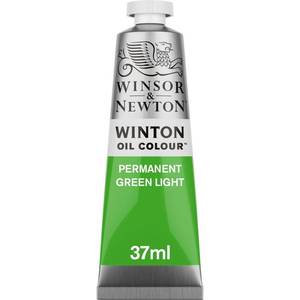 lot 14409 image: Winsor & Newton Winton Oil Color, 37ml (1.25-oz) Tube, Permanent Green Light