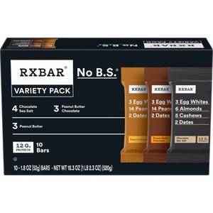 lot 14460 image: RXBAR Peanut Butter Chocolate Variety Pack - 18.3oz10ct