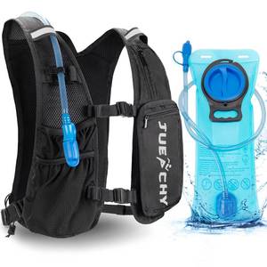 lot 14498 image: Jueachy Running Vest Lightweight for Men Hydration Backpack with 2L Water Bladder - Waterproof Phone Pouch for Hiking