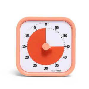 lot 18302 image: TIME TIMER Home MOD �� 60-Minute Visual Timer, Homeschool Supplies Study Tool, Timer for Desk, Office, and Meetings with Silent Operation (Dreamsicle Orange)