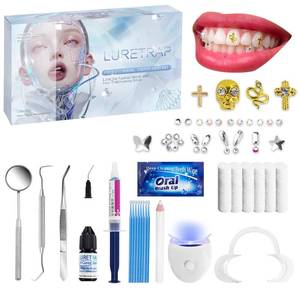 lot 18312 image: Luretrap Y2K Aesthetic Tooth Gem Kit  30 Premium Crystal Pieces  Insta-Worthy Sparkle Collection  Slay-Worthy Fashion Accessories  Luxe Tooth Candy Starter Set
