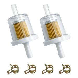lot 18325 image: Strongthium 691035 14 Inline Fuel Filter Kit for Briggs and Stratton Engine Kawasaki 490190027 493629 84001895 80025019 Toro Craftsman MTD Kawasaki Snapper Lawn Tractor Generator 40 Micron
