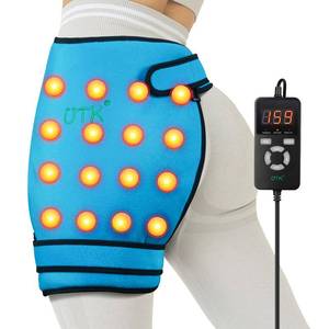 lot 19793 image: UTK Hip Heating Pad for Sciatica, 5X Far Infrared Heating Pads with 16 Natural Jades & Smart Controller, Lower BackThighButtockAbdomen Electric Heat Pad for Women (16.9 Inch)