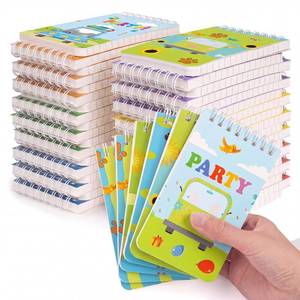 lot 19815 image: Eaasty 32 Pcs Dog Party Favors Notebooks Paw Themed Cartoon Party Notepads Set Daisy Themed Car Hippie Notepads for Birthday Office Favors