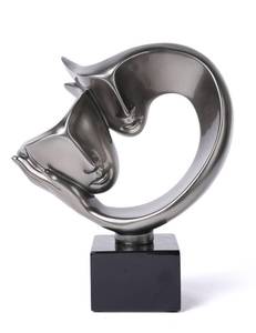 lot 19828 image: NENBOLEC Abstract Sculpture Statue Lover Figurine Modern Decor Home Gift Table Centerpiece Art for Living Room Bedroom 10.6 Inch