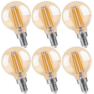 lot 19857 image: FLSNT G16.5 Dimmable LED Candelabra Bulbs 40W Equivalent, LED E12 Chandelier Light Bulbs, 330LM, CRI82, 4W, AC 120V, 6 Pack, 2200K Warm White