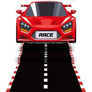 lot 20333 image: Race Car Birthday Party Decorations Hot Car Party Backdrop Racing Themed Photo Booth Props Race Cars Hanging Banner Background for Boys Fans Men Baby Shower Cars 1,2,3,4 Year Old Birthday Supplies