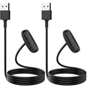lot 20336 image: Mxiblu Charger Cable Replacement for Fitbit Inspire 2Ace 3 Watch (2 Pack3.3 Ft)