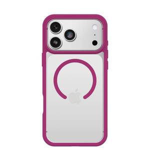 lot 20366 image: OtterBox iPhone 17 Pro Max Profile Series Case Compatible with MagSafe - Rose Crystal - Pink - Ultra-Thin, Stylish Minimalist iPhone Case