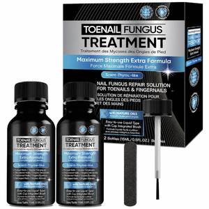 lot 20429 image: Maximum Strength Toenail Fungus Treatment with Undecylenic Acid - Professional Antifungal Nail Solution for Severe, Thick & Brittle Nails (30ml, Scent)