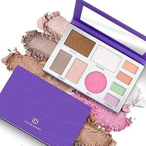 lot 2420 image: Color Nymph 9 In 1 Face Makeup Contour & Concealer Palette