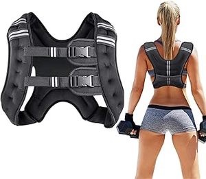 lot 2437 image: Prodigen Running Weighted Workout Equipment - Black 12lbs
