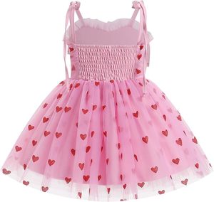 lot 2460 image: IBTOM CAST Baby Girl Pink Heart Tutu Dress 24 Months