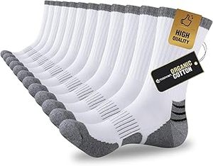 lot 2466 image: COOVAN Mens Athletic Workout Socks 12 Pairs