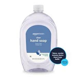 lot 14421 image: Amazon Basics Clear Liquid Hand Soap 50 fl oz