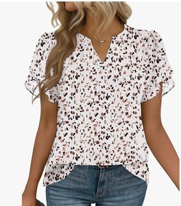 lot 2450 image: Siliteelon Womens Summer Top Size 2XL