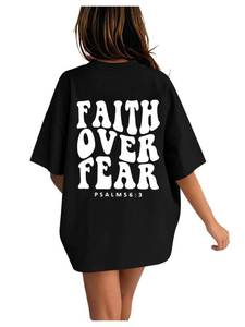 lot 2028 image: RoseSeek Girls Bow Leopard Graphic Tees Short Sleeve Preppy Summer T Shirt Aesthetic Baggy Tops Print Black 10Y