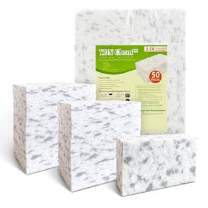 lot 5486 image: YDN Clean Magic Erasers Sponge Regenerative Material, Multi-Purpose 3.5X High-Density Melamine Foam Cleaning Pads, Cleaning Foam Sponge Eraser in Bulk for Kitchen, Bathroom, Walls, Shoes & Car(50)