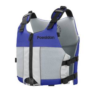 lot 5515 image: Poseidon Adjustable Water Safety Life Jacket - Classic Unisex Design with FrontRear Storage Compartments for Multiple Water Activities size XS