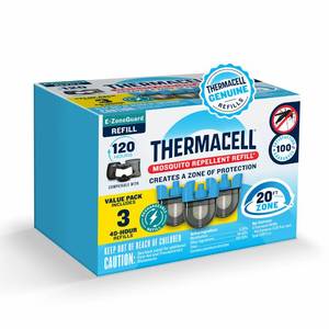 lot 6163 image: Thermacell E-ZoneGuard Mosquito Repellent Refill with 20-Foot Zone of Scientifically Proven Outdoor Protection Rechargeable 120-Hr Refill Bug Spray Alternative Scent Free DEET-Free