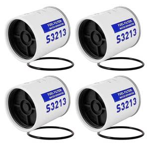lot 7014 image: 4PCS S3213 Fuel Filter Marine Fuel Water Separator Replacement for Marine Outboard Motor Replaces# 35-60494-1, S3213, 18-7932-1, 18-17928, 35-809097