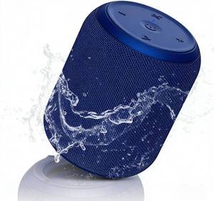 lot 8257 image: NOTABRICK Bluetooth Speakers, 15W Portable Speakers Bluetooth Wireless V5.0 with Stereo Sound, Active Extra Bass, IPX6 Waterproof Shower Speaker, Double Pairing, for Party, Home Theater, Game Theater