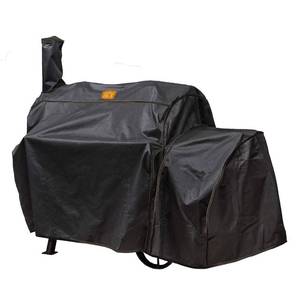 lot 11361 image: Oklahoma Joe��s Highland Offset Smoker Cover, Black