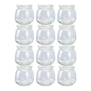 lot 11366 image: TOFOAN Baby Food Storage Containers,12 Pack Baby Food Containers with Lids,4 oz Glass Baby Food Jars,Small Snack Containers for Toddlers,Thickened Baby Food Storage Containers for Infant and Baby