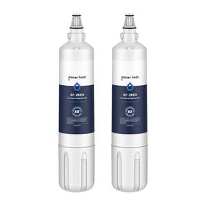 lot 11402 image: GLACIER FRESH Water Filter Replacement for Sub-Zero 4204490, 4290510, 9030868 Refrigerator Water Filter, 2 Pack