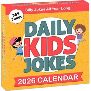 lot 12185 image: 2026 Daily Kids Joke Calendar  Fun Lunchbox Notes For Kids, Tear Off Pages with Daily Puns & Jokes for Children, Lined Backside for Personal Notes, Great Way To Add a Touch of Humor To Your Childs Routine