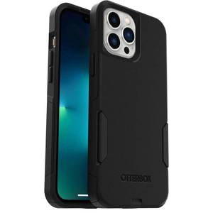 lot 12291 image: OtterBox iPhone 13 Pro Max & iPhone 12 Pro Max Commuter Series Case - Black, Slim & Tough, Pocket-Friendly, with Port Protection