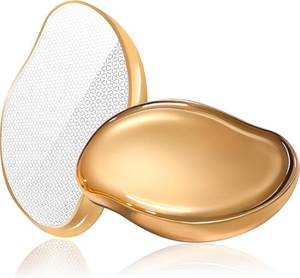 lot 12299 image: Crystal Hair Eraser for Women and Men, Reusable Crystal Hair Remover Magic Painless Exfoliation Hair Removal Tool, Magic Hair Eraser for Back Arms Legs (Electroplating - Gold)