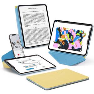 lot 12307 image: MOFT Dynamic Folio Case foriPad Pro 11 (4th 2022  3rd 2021  2nd 2020), Slim Magnetic Stand Case with 20 Viewing Angles, Auto WakeSleep, Panna Cotta x Faded Jeans