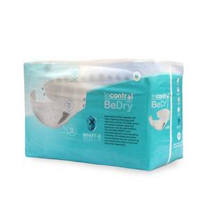 lot 12382 image: InControl BeDry Premium Incontinence Tabbed Briefs - Unisex - Maximum Absorbency Disposable Diapers - (Medium, 16 Count)