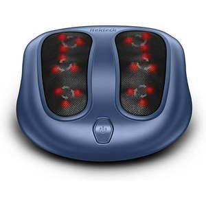 lot 13053 image: Nekteck Foot Massager with Heat  Shiatsu Heated Electric Kneading Foot Massager Machine for Plantar Fasciitis  Built-in Infrared Heat Function and Power Cord��Blue)