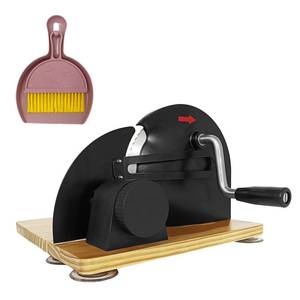 lot 13070 image: Botiliceer Manual Bread Slicer Adjustable Thickness with Foldable Solid Wood Base, Sourdough Bread Slicer for Homemade Bread, Hand Crank Sandwich Bread Cutter with Big Suction