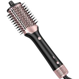 lot 13085 image: slopehill Blow Dryer Brush, 100,000RPM 1400W Ionic Hot Air Brush, Fast Drying, 4-in-1 Styler Volumizer, Oval Barrel, 3 Temps & 3 Speeds, One-Click Cool Shot, Reinforced Bristles & Sturdy Build, Black