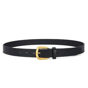 lot 14097 image: SUOSDEY Women Leather Belts for Jeans Dresses Ladies Fashion Women Belts with Gold Buckle��Width 1.1