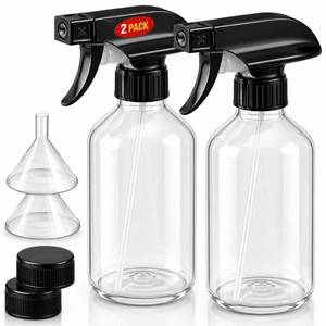 lot 14170 image: SUPER 2 Pack Plastic Spray Bottles 10 OZ �� Leak Proof, Adjustable Nozzle, Empty Spray Bottles For Cleaning Solutions, Plants, Pet, Or Diy Spray Bottle