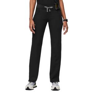 lot 14194 image: FIGS Kade Cargo Scrub Pants for Women - Black, M