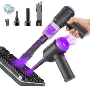 lot 14205 image: Meudeen 14500 Pa Computer Vacuum Cleaner Mini & 110000RPM Compressed Air Duster for Keyboard Cleaning Cordless Canned Air Powerful Energy Efficient