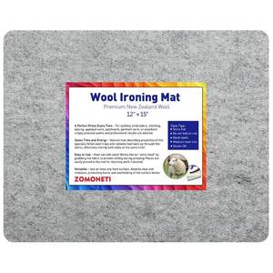 lot 14223 image: ZOMONETI 15 x 12 Wool Pressing Mat 100% New Zealand Felted Wool Ironing Mat Pad Blanket for Quilter, Sewing, Quilting Supplies and Notions