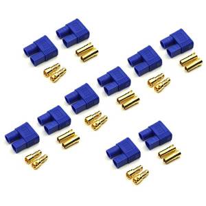 lot 14275 image: 10 Pairs EC3 Battery Connector Plugs,3.5mm Banana Plug Female Male Bullet Connector RC ESC LIPO Battery Electric Motor Airplane Quadcopter Parts DIY