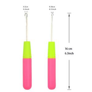 lot 14279 image: 9 Pcs Dreadlocks Tool Set Latch Hook Different Sizes Small Crochet Hooks Needle Interlocking Tool for Locs Hair Braiding, Rug Making and Art Crafts