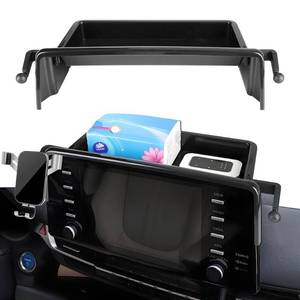 lot 17312 image: Car Phone Holder Center Console Organizer Tray for Toyota Sienna 2025 2026  12.3 inch Touch Screen Auto Interior Accessories Best Cell Phones Mount Mobile CellPhone Stand Dashboard Storage Accessory