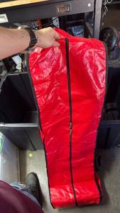 lot 18237 image: Rolling Garment Sack (Red Tarp, 2ct)