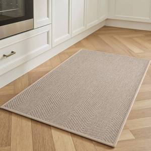 lot 19858 image: AMOAMI Kitchen Rugs and Mats, Non Slip Washable Kitchen Mats for Floor, Absorbent Quick Dry Kitchen Runner for in Front of Sink��Kitchen Rugs Sets of 2, 20322047, Beige