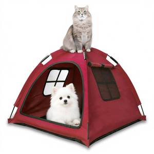 lot 19911 image: Nockovi Anti-Anxiety Open Pet Tent for Cats & Dogs, Calming Hideaway