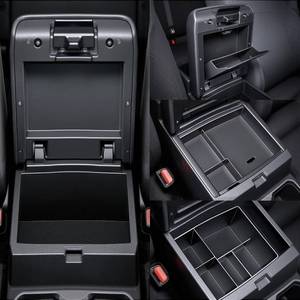 lot 19927 image: Carlimeki Center Console Organizer (3-piece set) for Tacoma 4th Gen (2024-2026) - Not for Hybrid - for Tacoma Accessories